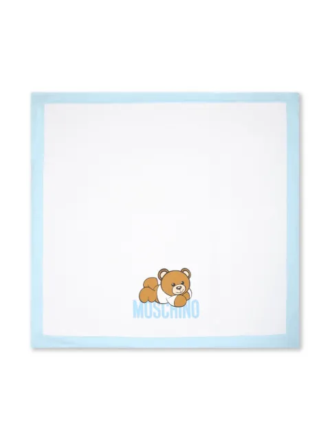 Moschino Kids manta con logo estampado