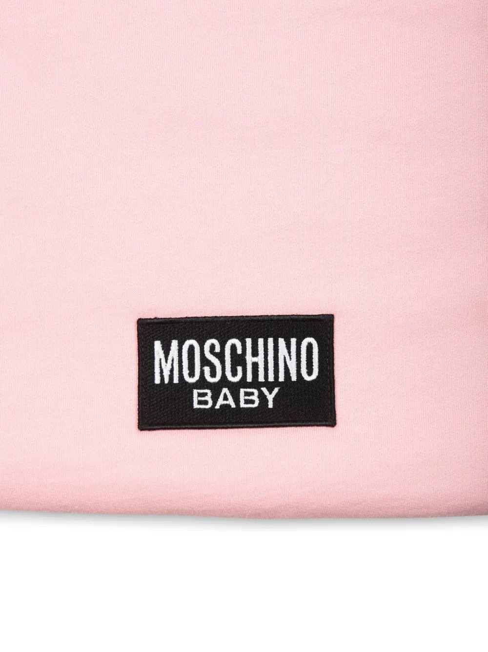 Moschino Kids Slaapzak met logoprint Roze