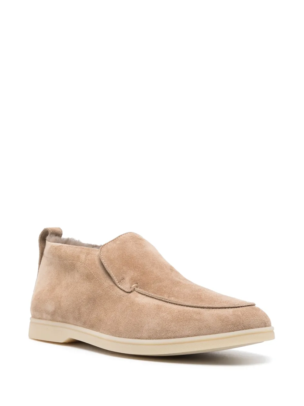 Henderson Baracco Felix suède loafers - Beige