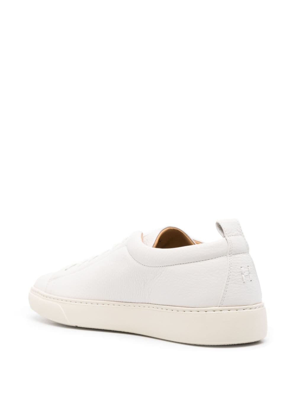 Shop Henderson Baracco Colby Leather Sneakers In Neutrals