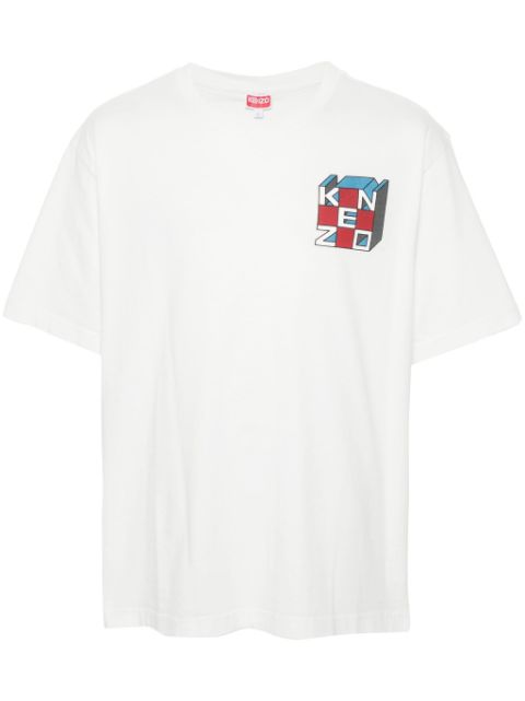 Kenzo Kube logo-print T-shirt Men