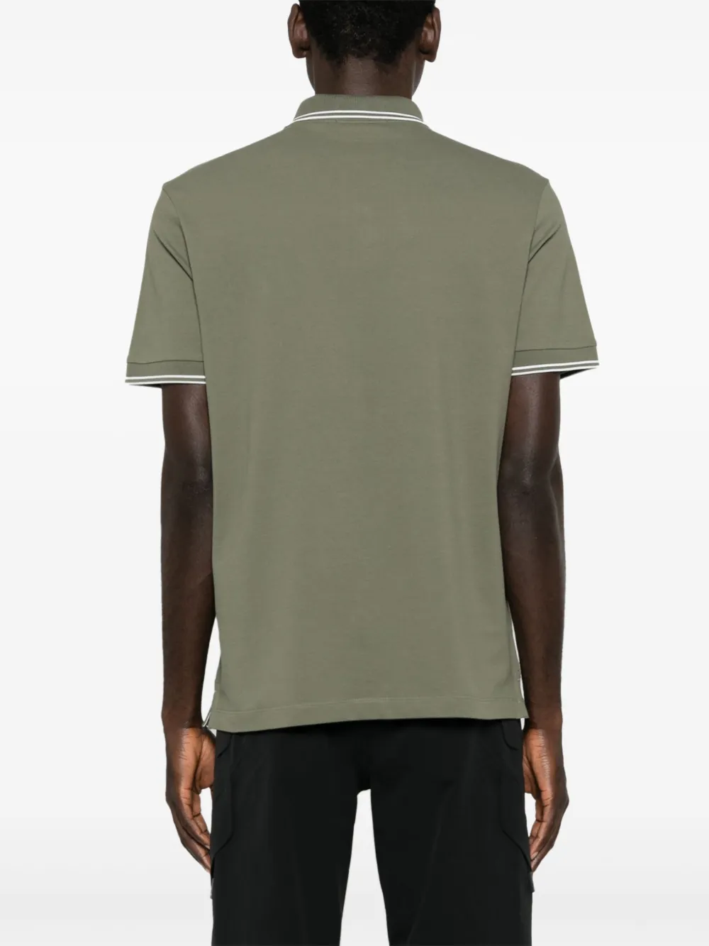 Stone Island Poloshirt met patroon Groen