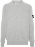 Stone Island Compass-badge knitted jumper - Grey