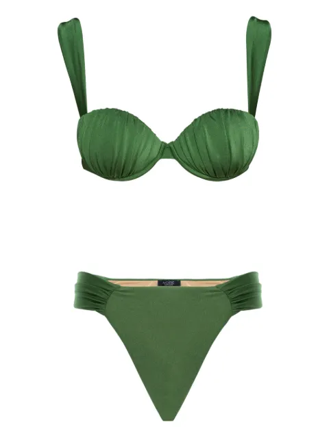 Noire Swimwear ruched balconette bikini