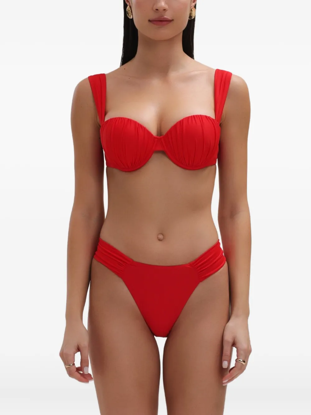 Noire Swimwear ruched balconette bikini | Bikinis | Image 2