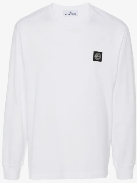 Stone Island Compass-badge cotton T-shirt