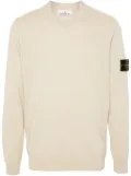 Stone Island Compass-badge virgin wool jumper - Neutrals