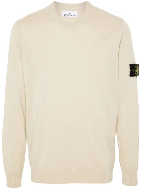 Stone Island suéter con distintivo Compass
