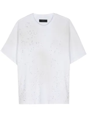 AMIRI Shotgun Cotton T-shirt | White | FARFETCH
