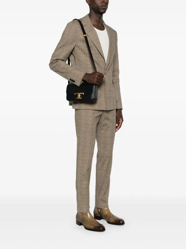Tod's レザーショルダーバッグ | ブラック | FARFETCH JP