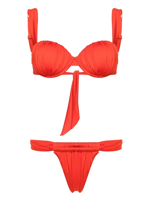 Noire Swimwear ruched balconette bikini