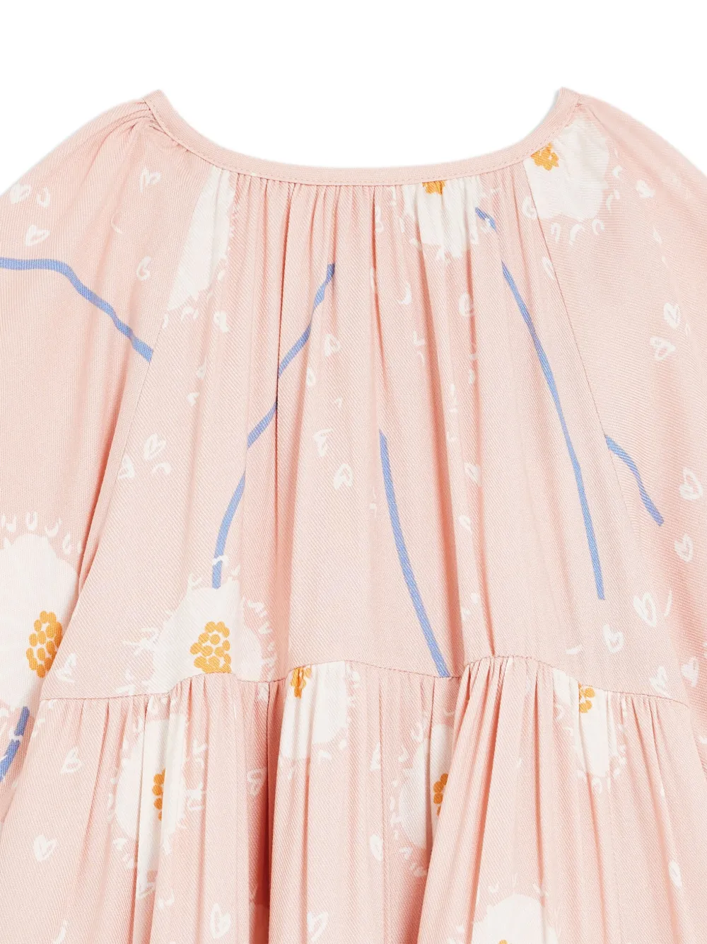 Stella McCartney Kids Jurk met bloemenprint Roze