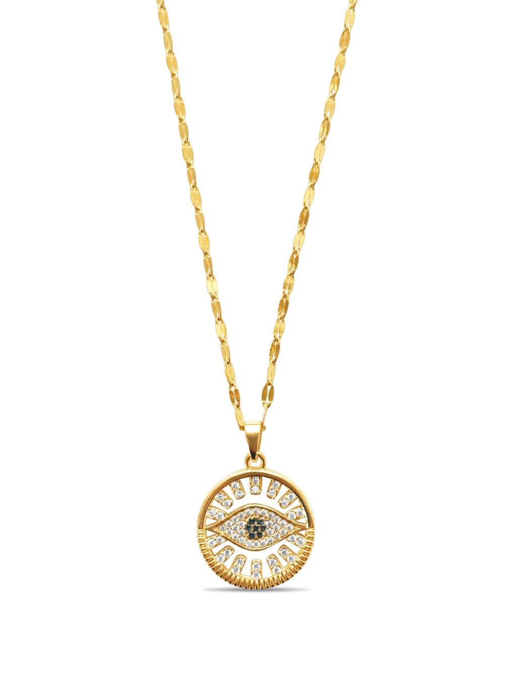 Hzmer Jewelry evil eye-pendant necklace - Goud