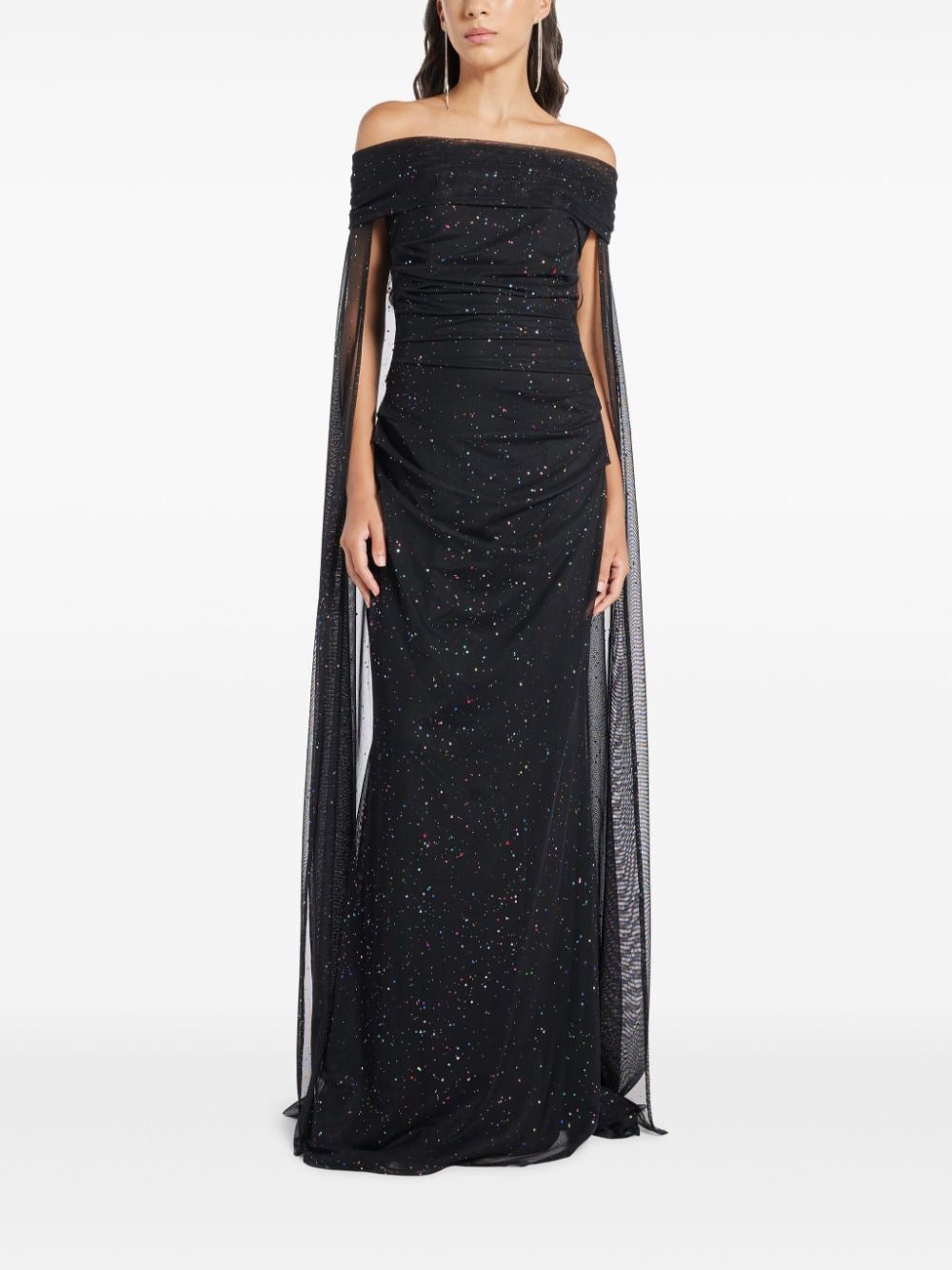 Talbot Runhof Bortolo gown - Zwart