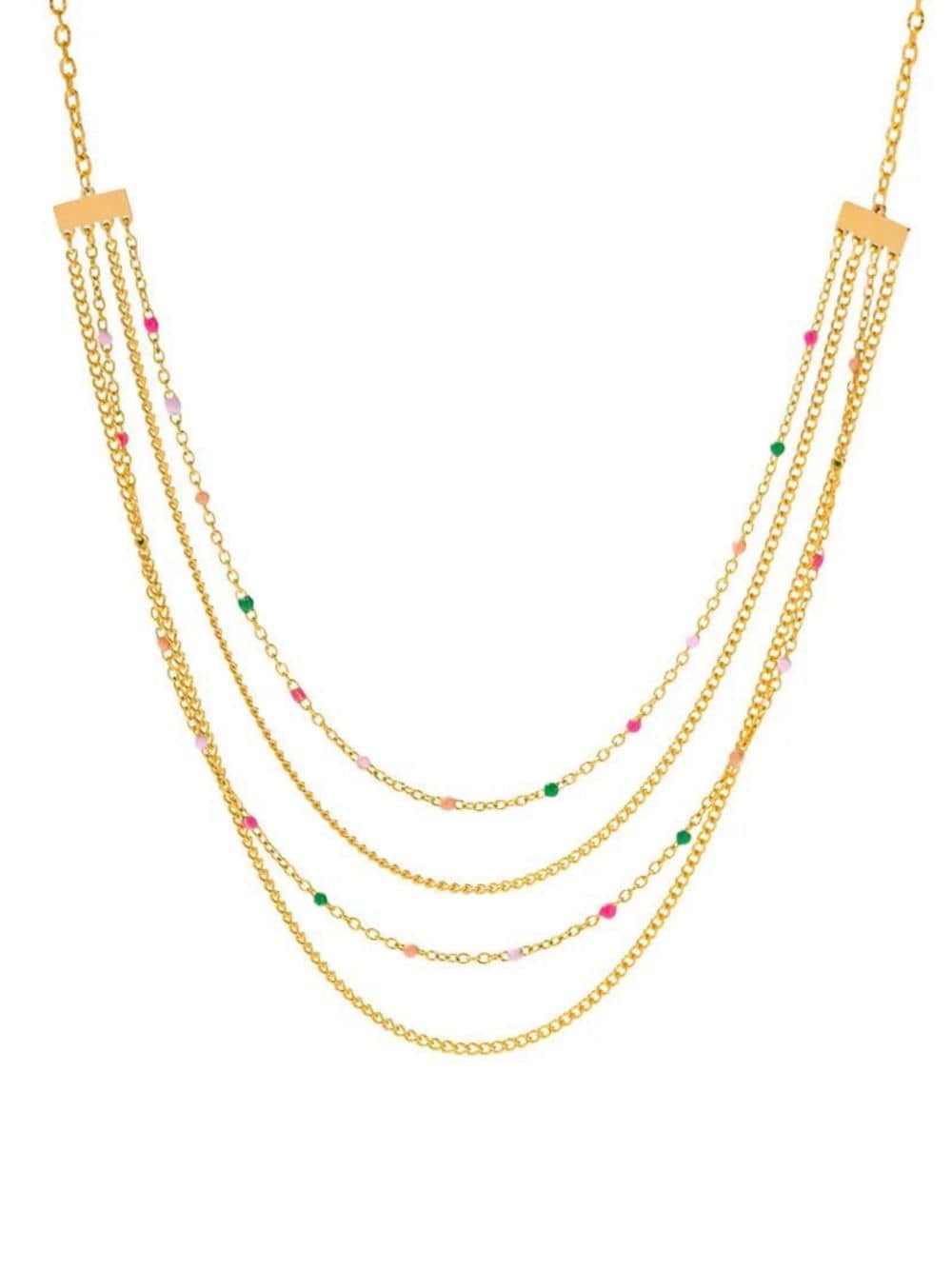 Hzmer Jewelry multi-chain necklace - Goud