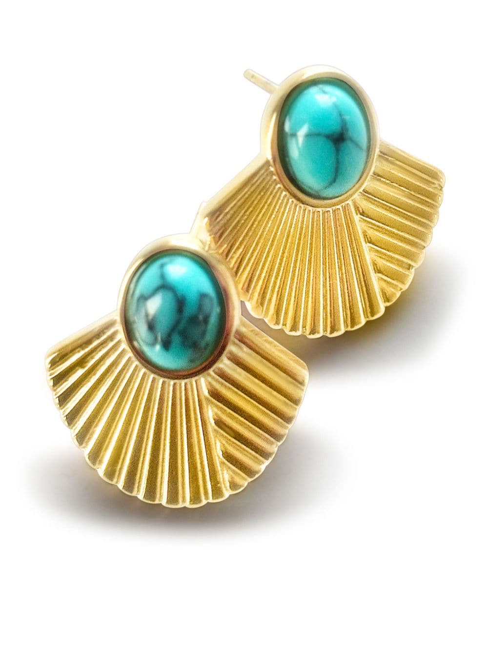 Hzmer Jewelry stone-detail earrings - Goud