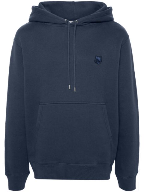 Maison Kitsune Fox-motif cotton hoodie Men