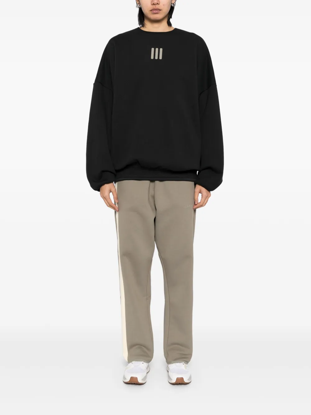 adidas x Fear of God Athletics sweater met ronde hals Zwart