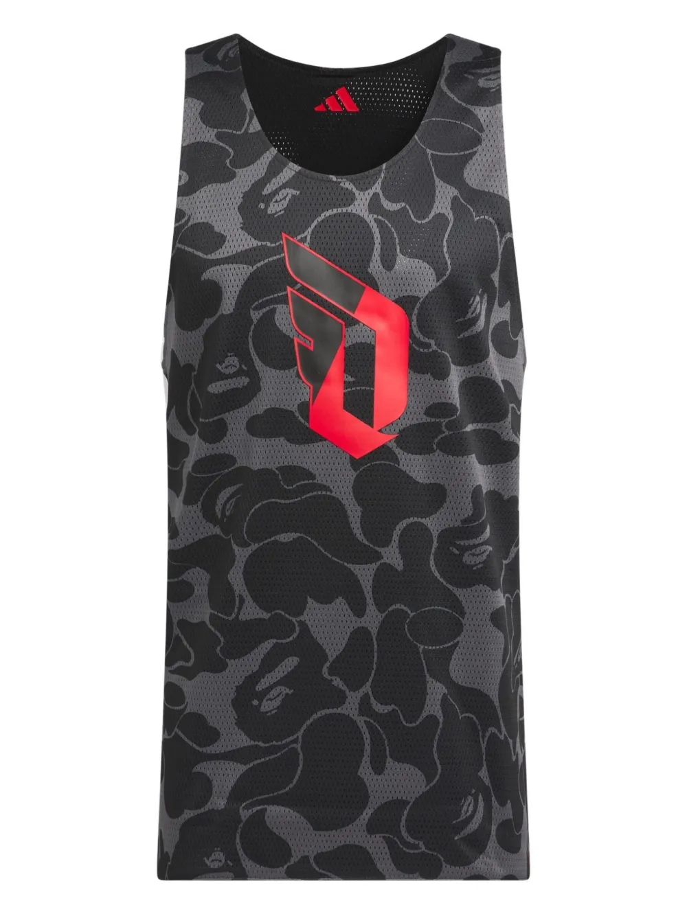 adidas x BAPE Dame 9 reversible tank top Zwart