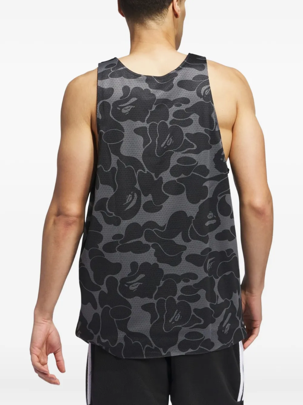 adidas x BAPE Dame 9 reversible tank top Zwart