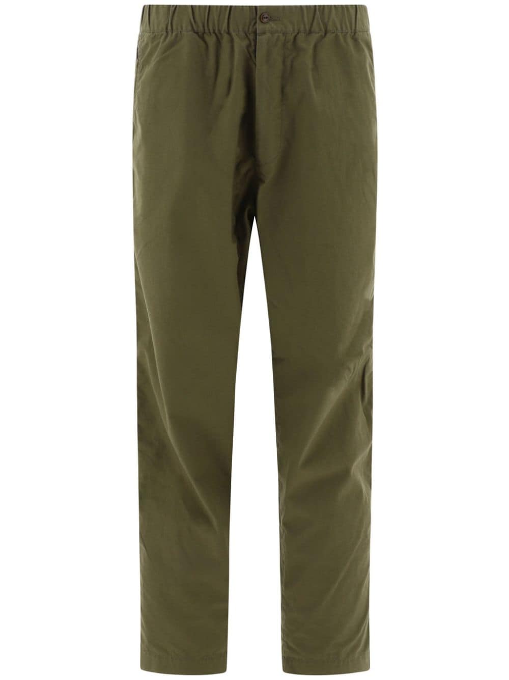 Nanamica elastic waist tailored trousers - Verde