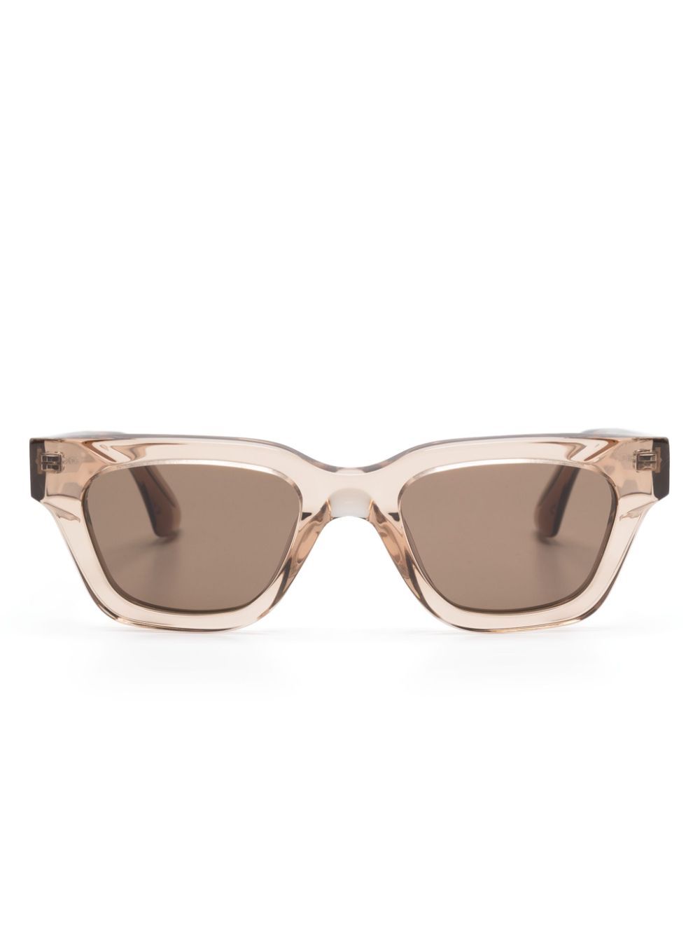 Chimi Translucent Square-frame Sunglasses In Brown