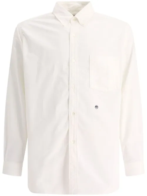 Chemise à logo brodé - Nanamica - Modalova