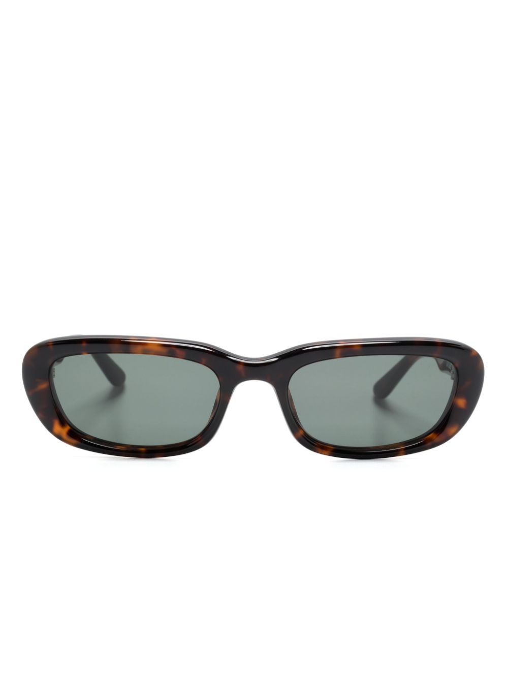 Chimi Field Rectangle-frame Sunglasses In Brown