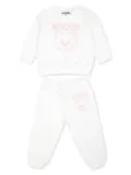 Moschino Kids Teddy Bear cotton tracksuit - White