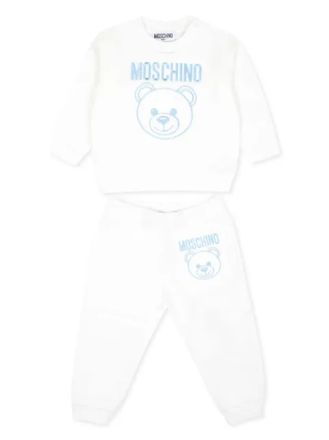 Moschino Kids Jogginganzug mit Teddy-Stickerei