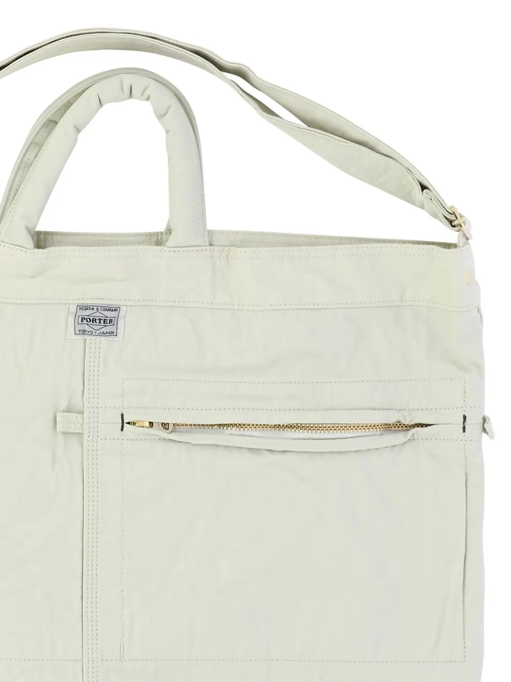 Porter-yoshida & Co Large Mile 2way Tote Bag In Neutrals