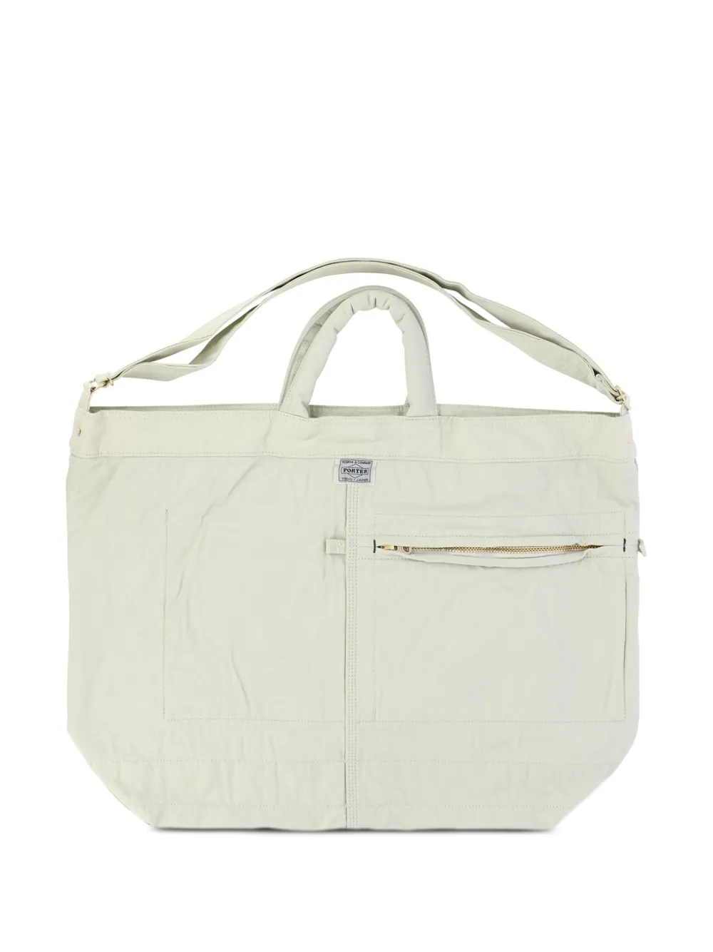Porter-yoshida & Co Large Mile 2way Tote Bag In Neutrals