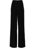 Taller Marmo high-waisted crepe palazzo pants - Black