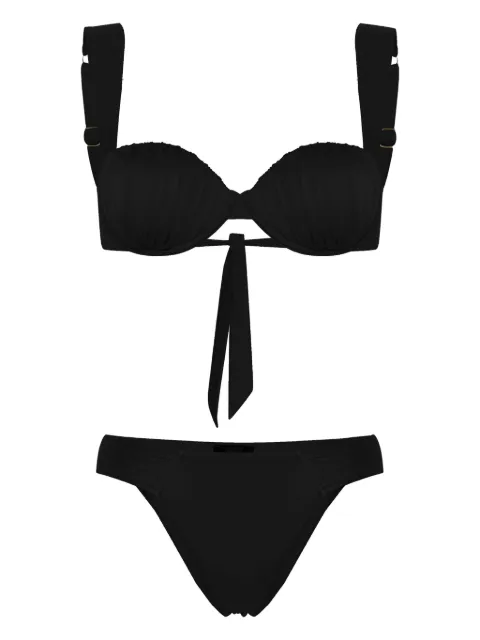 Noire Swimwear bikini estilo balconette fruncido