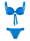 Noire Swimwear ruched balconette bikini - Blue