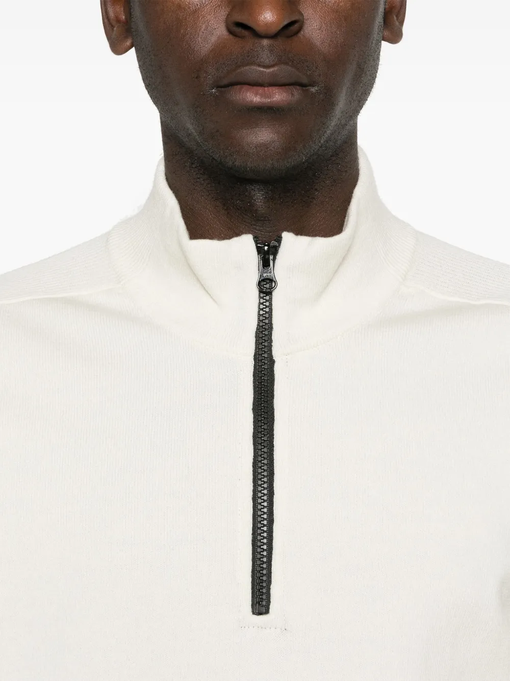 Stone Island Gebreide sweater met Compass-logopatch Beige