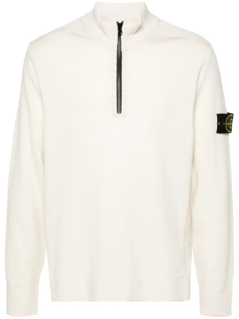 Stone Island sudadera tejida con distintivo Compass