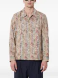 Corridor paisley-print long-sleeve shirt jacket - Neutrals