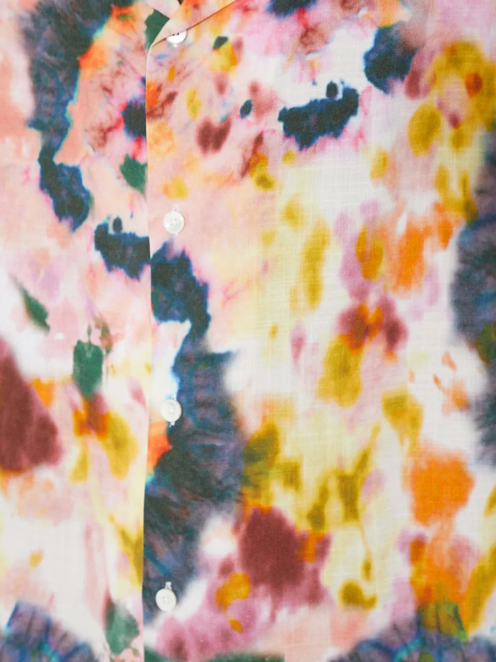 Corridor Overhemd met tie-dye print Roze
