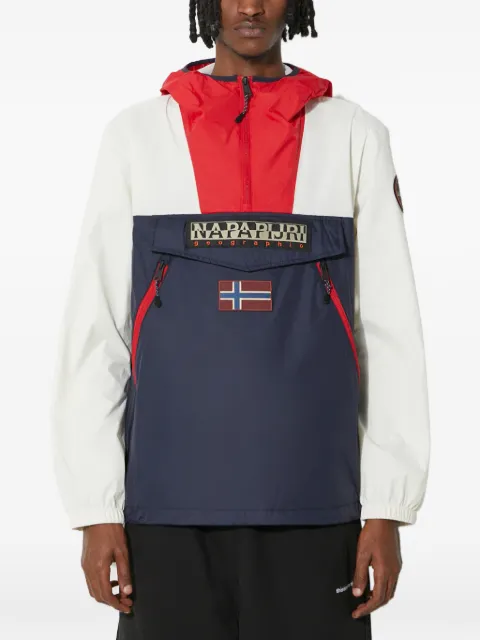 Napapijri colourblock hooded jacket