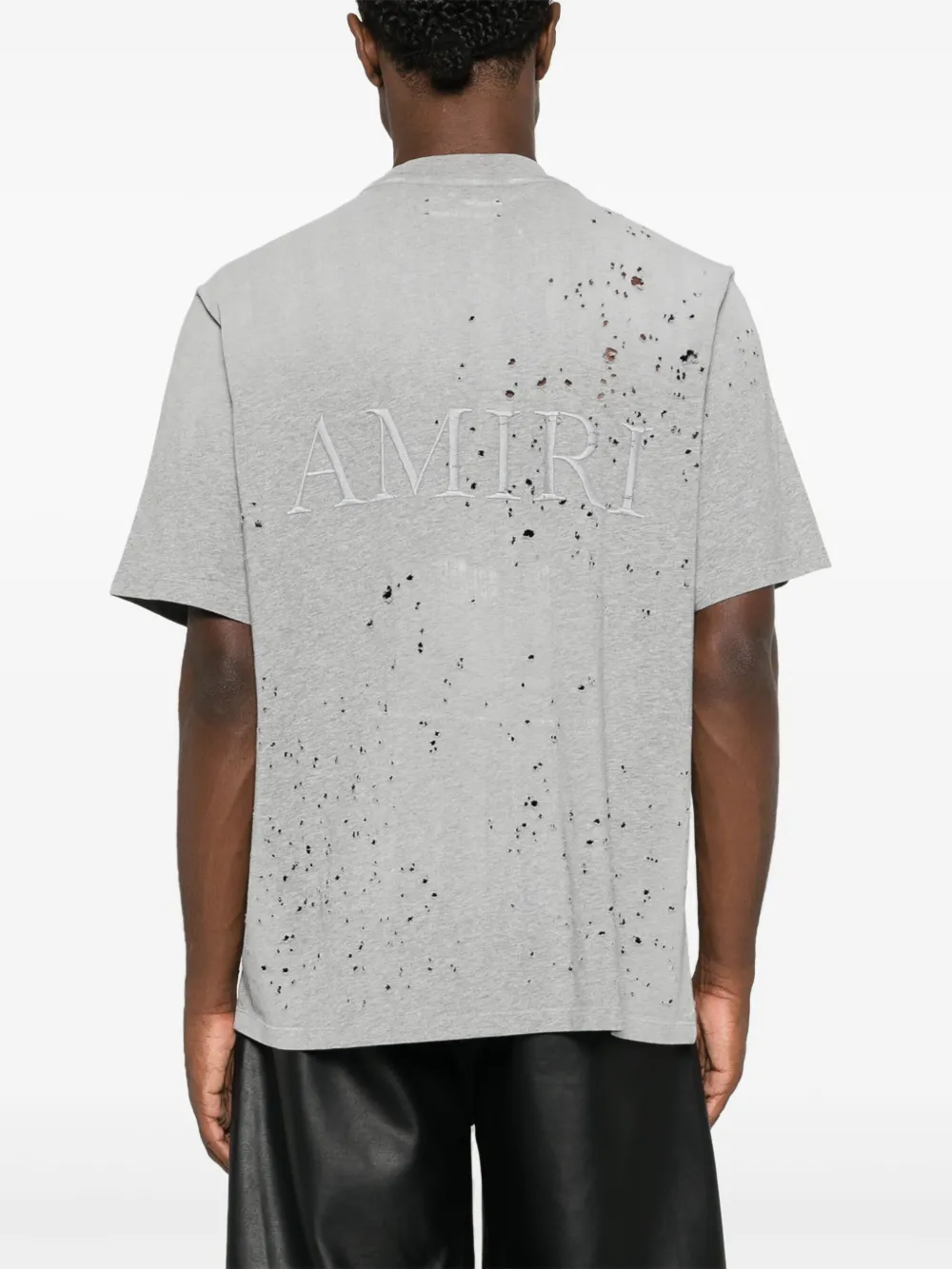 AMIRI Shotgun katoenen T-shirt Grijs