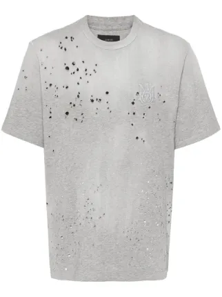 AMIRI Shotgun Tシャツ | グレー | FARFETCH JP