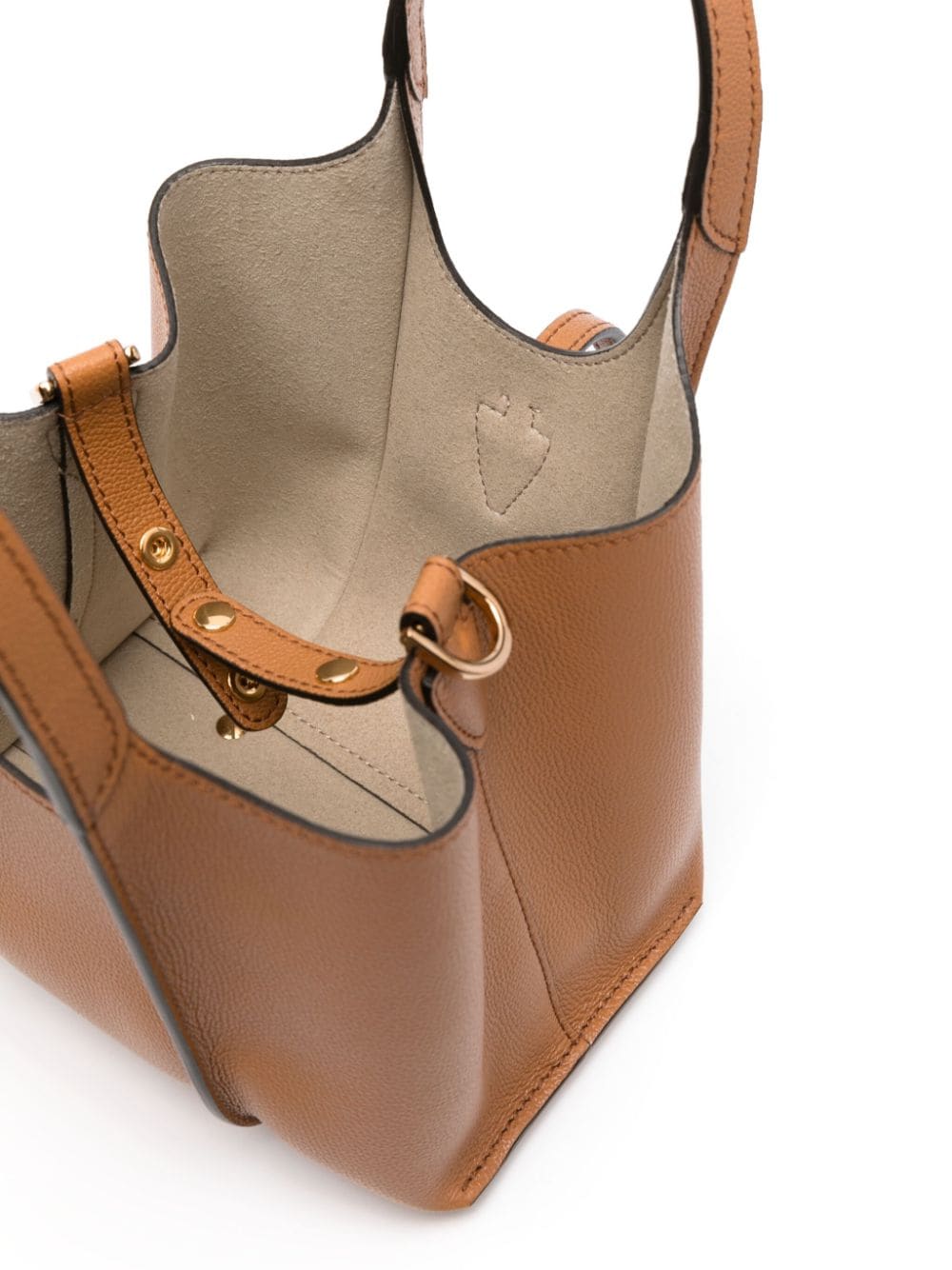 Shop Tod's T Timeless Mini Bag In Brown