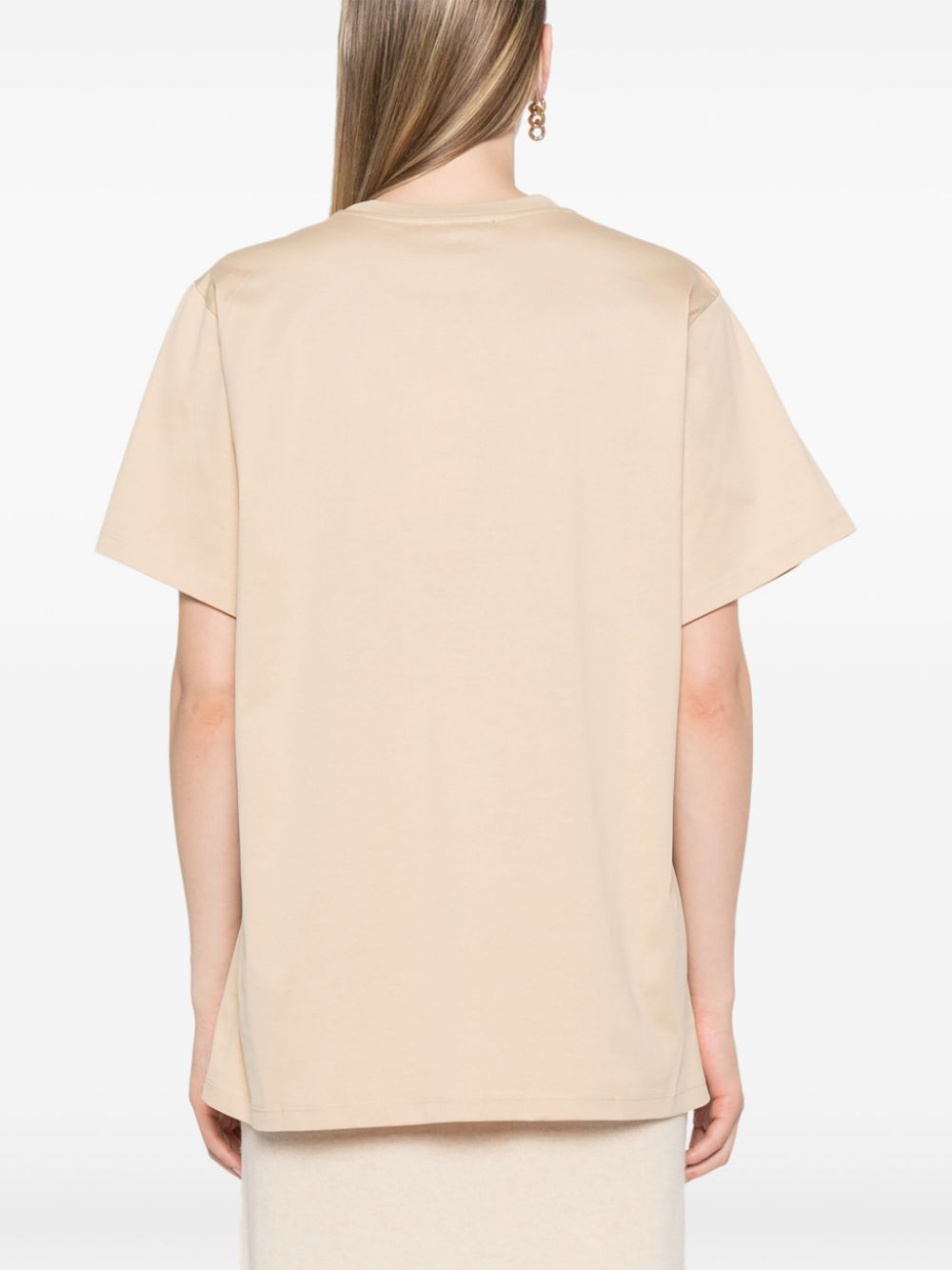 Max Mara Mango logo-embroidered T-shirt Women