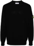 Stone Island Compass-badge virgin wool jumper - Black