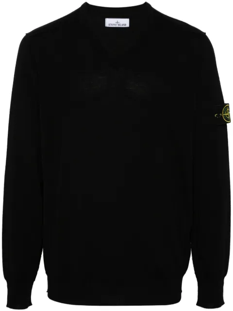 Stone Island Compass-badge virgin wool jumper