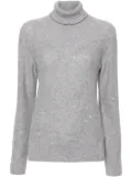 Fabiana Filippi sequin embellished jumper - Grey
