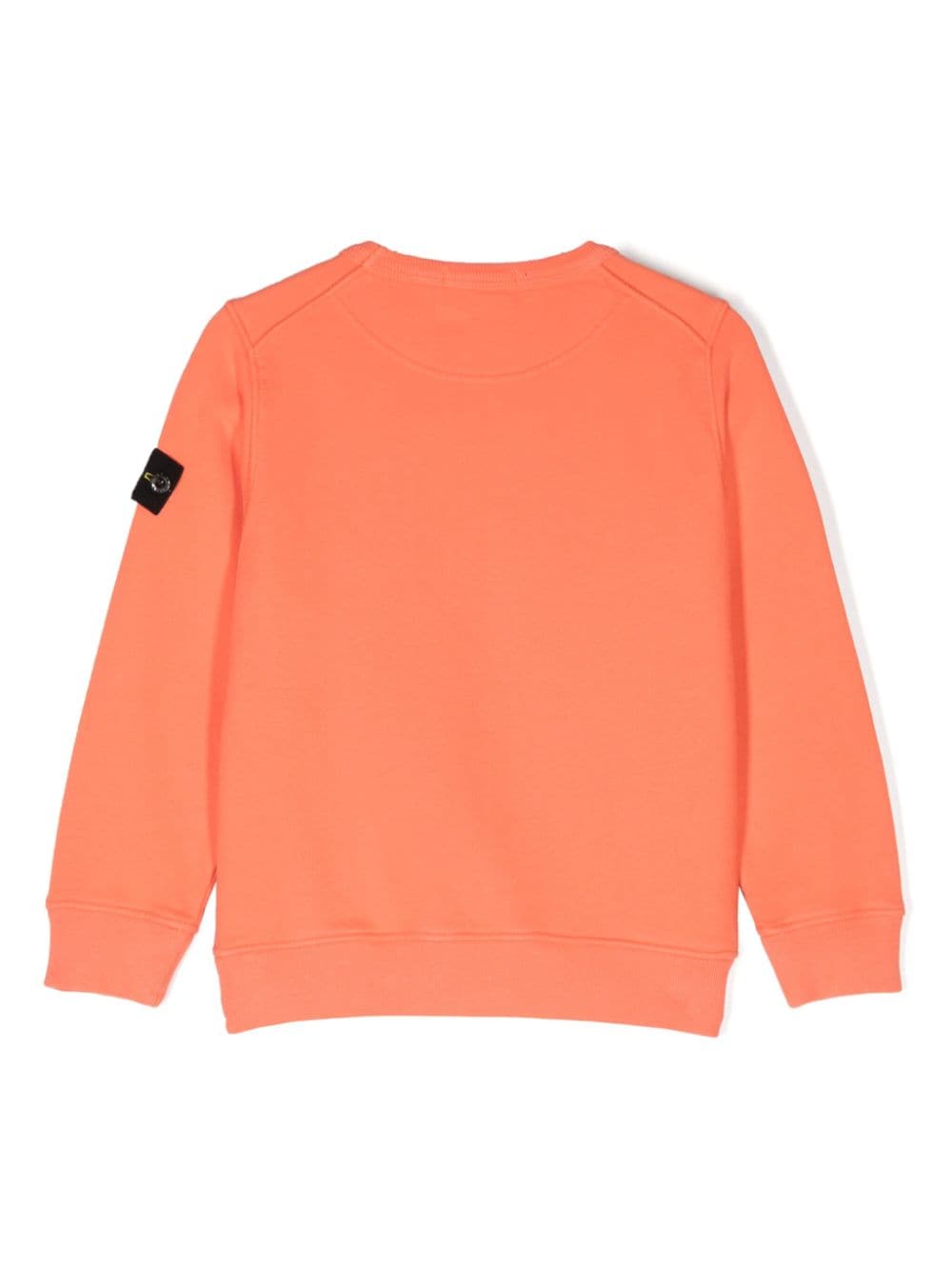 Stone Island Junior Compass-badge cotton sweatshirt - Oranje