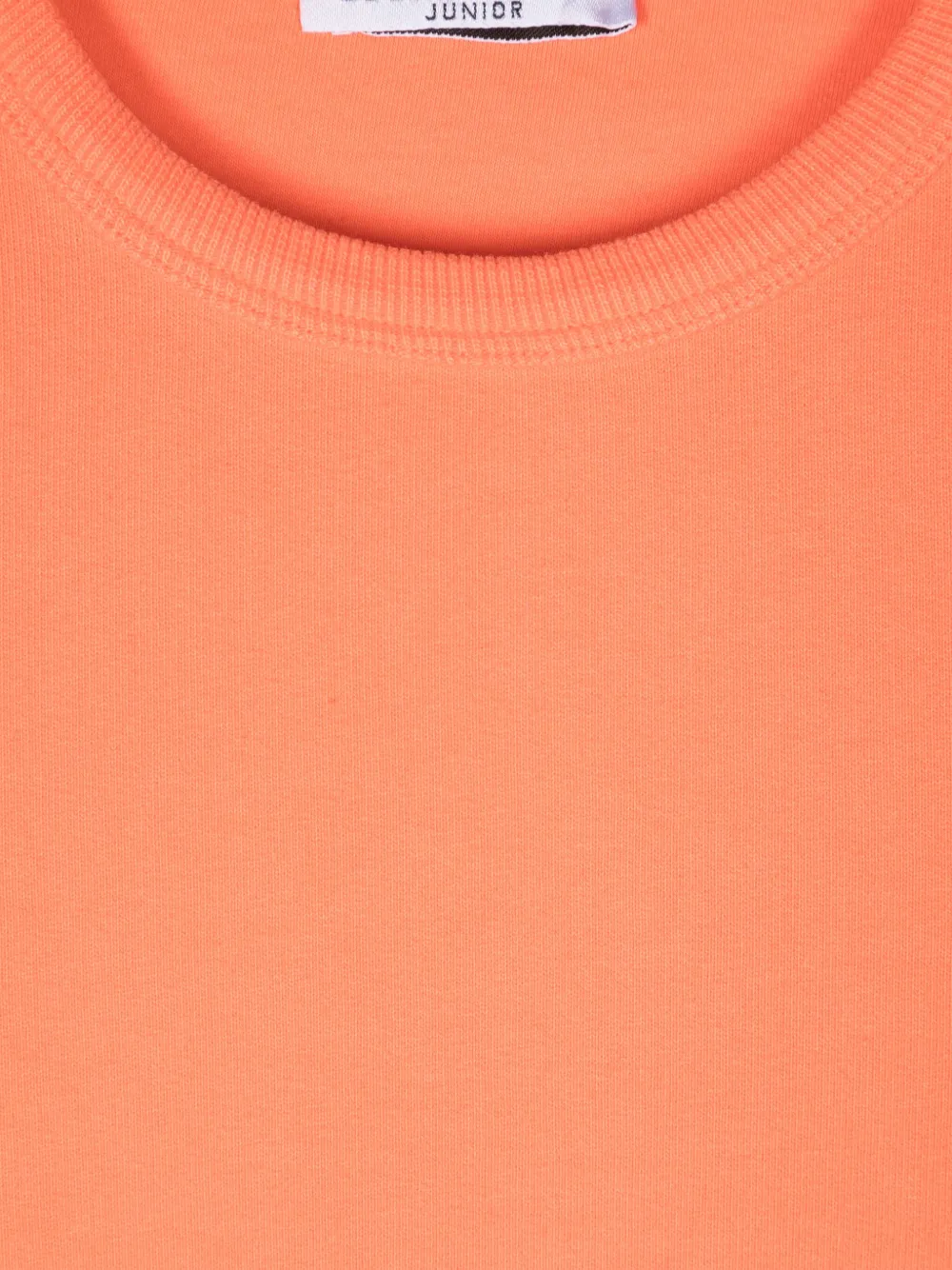Stone Island Junior Katoenen sweater met Compass-logopatch Oranje