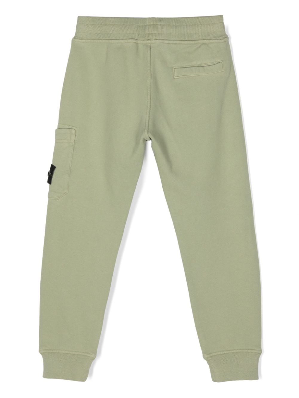 Stone Island Junior Compass-badge cotton track pants - Groen